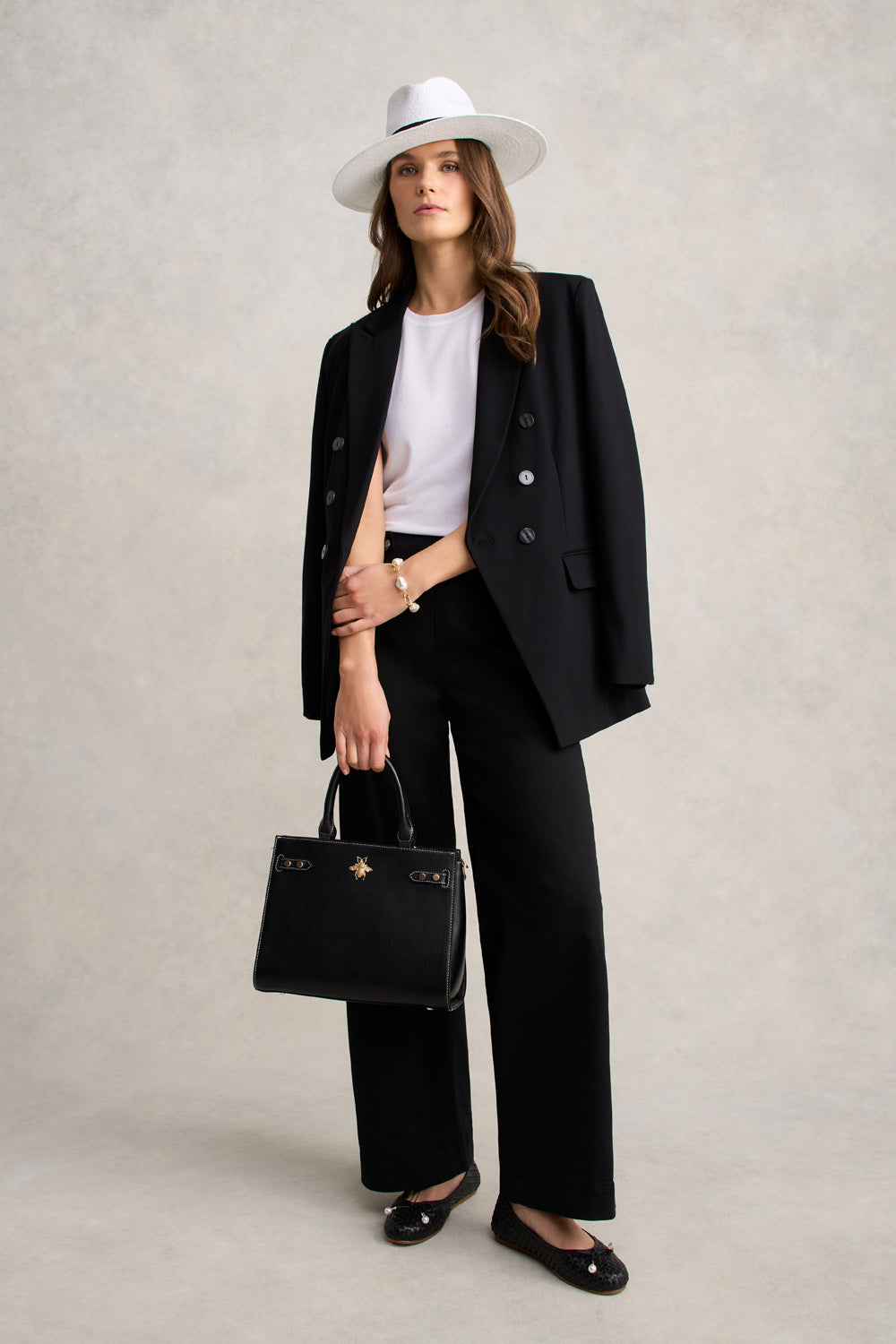 Wide Leg Jeans - Black