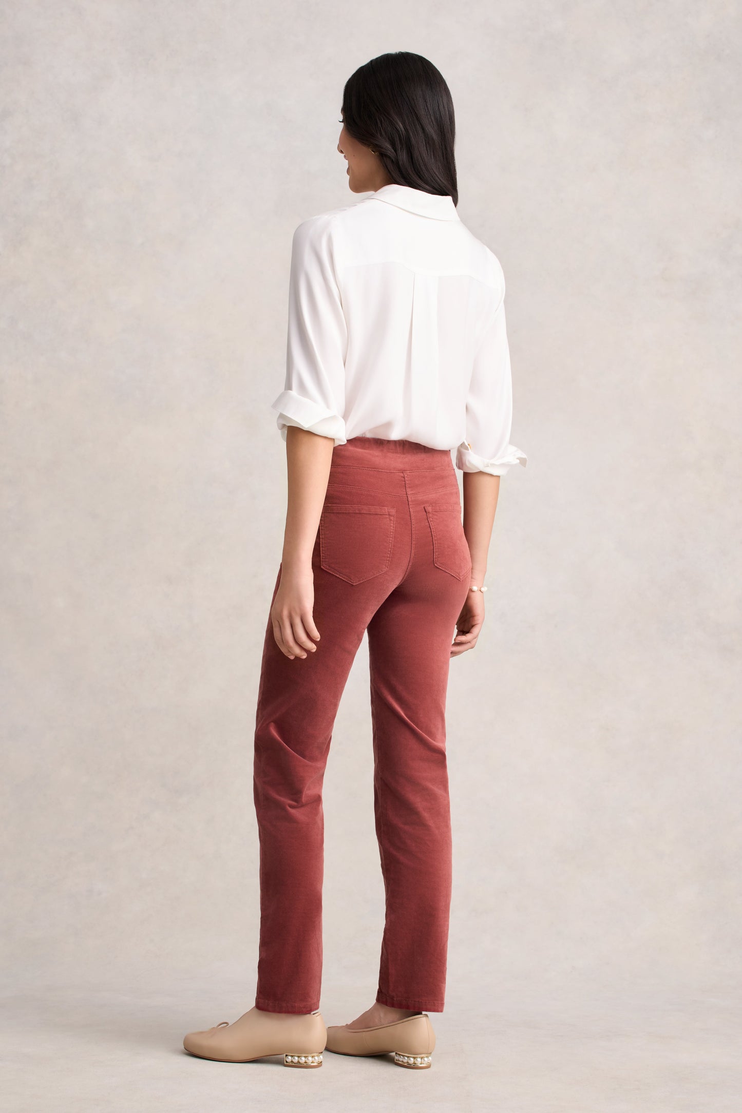 Bengajean® Velvet Straight Leg - Rosewood