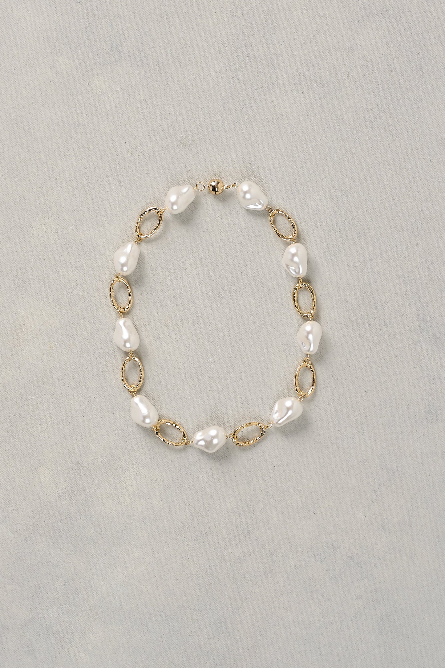 Baroque Pearl Necklace – Cream