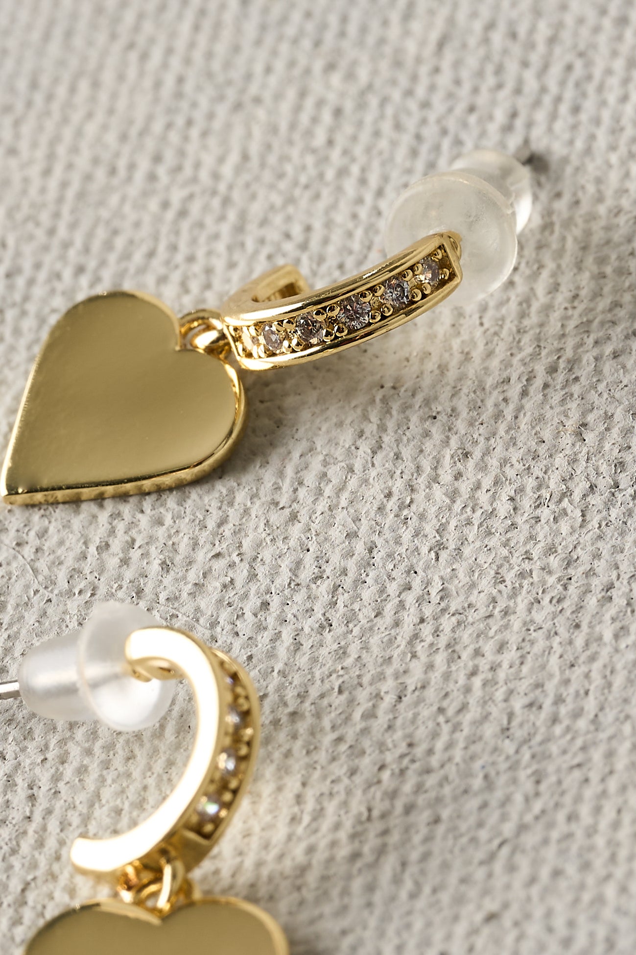 Heart Studs 18k Plated – Gold