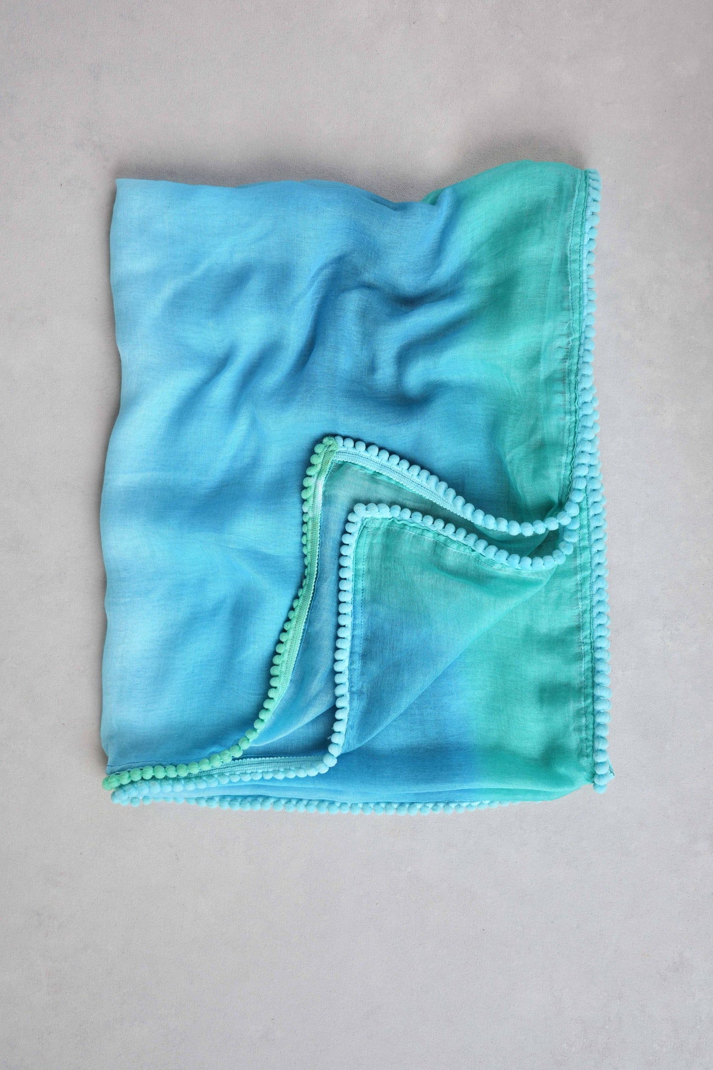 Ombre Scarf – Blue