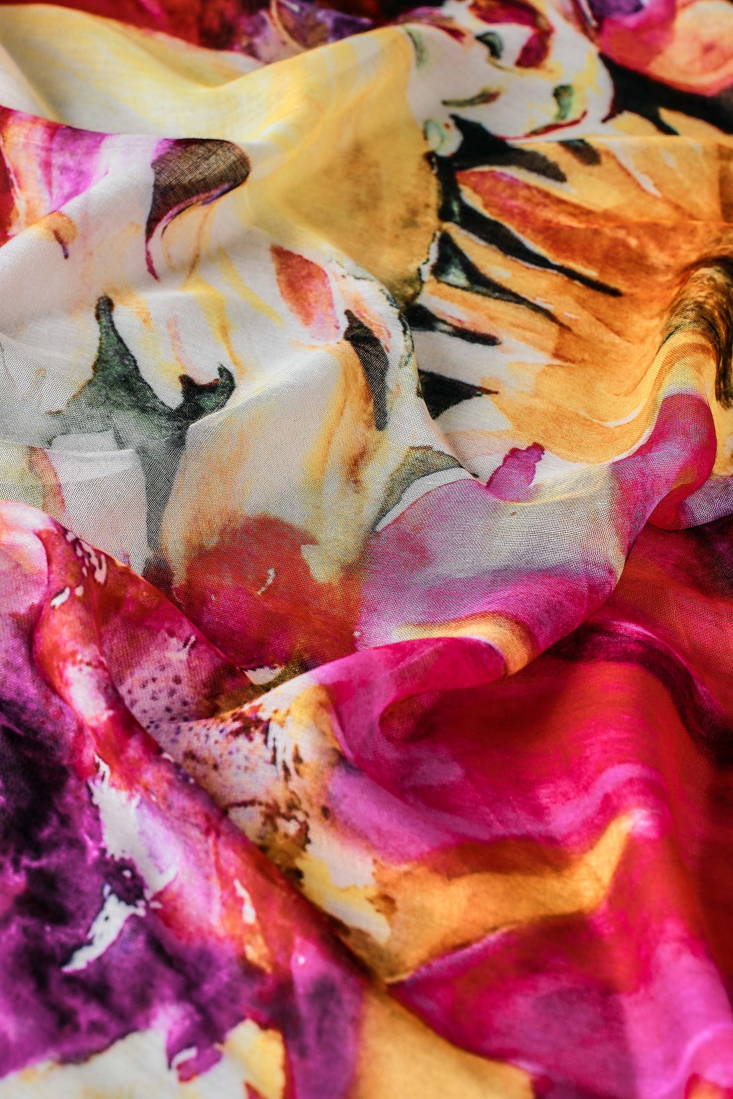 Bright Bloom Scarf – Multicolour