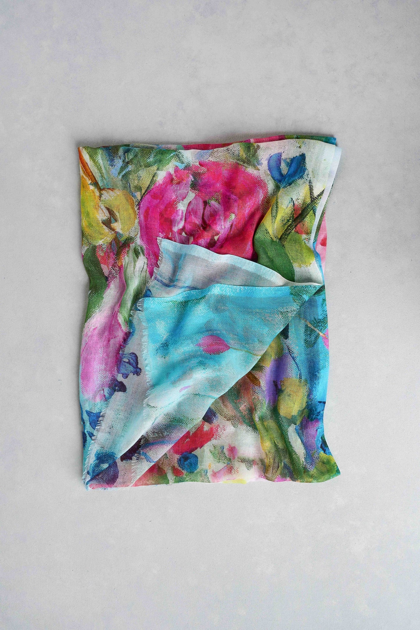 Large Bloom Scarf - Multicolour