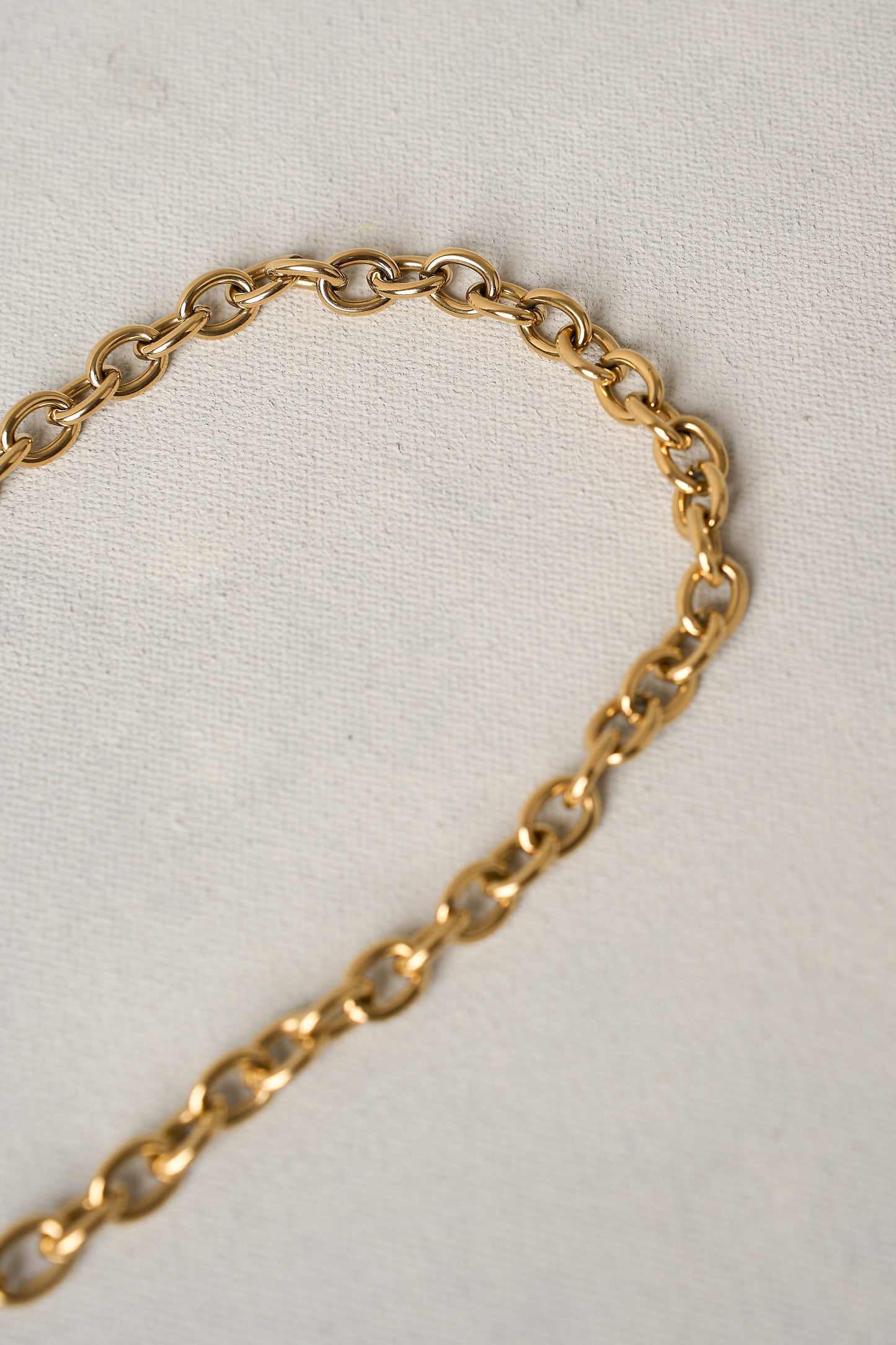 Gold Pearl & Chain Necklace