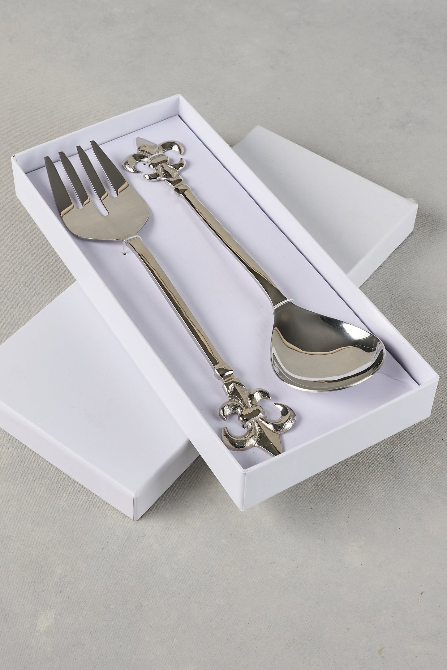 Fleaur De Lys Salad Servers