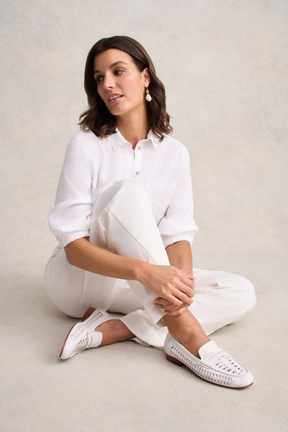 Nora Loafer - White