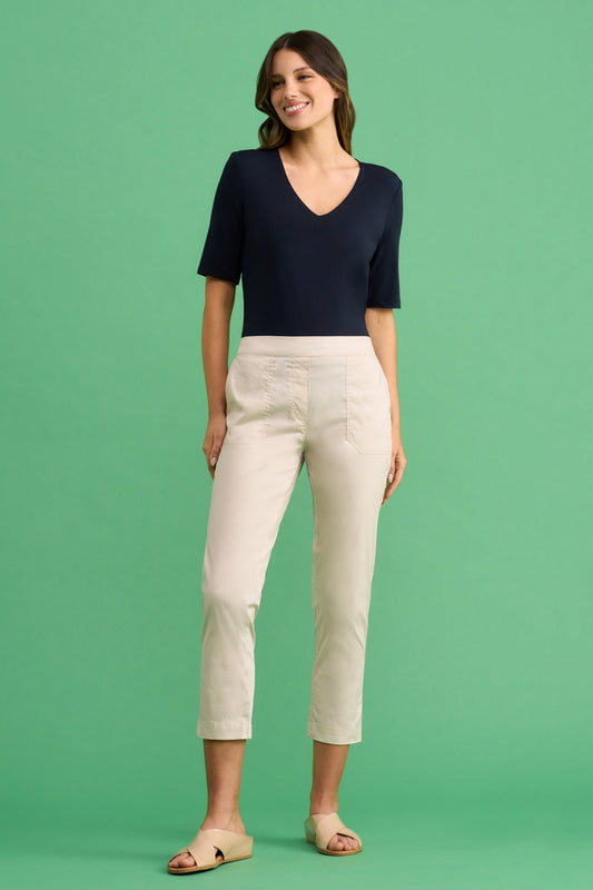 Lightweight Cotton Pant - Pebble