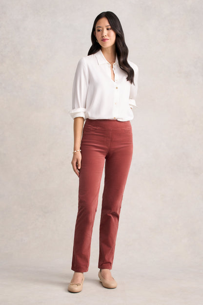 Bengajean® Velvet Straight Leg - Rosewood