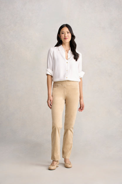 Bengajean® Velvet Straight Leg - Light Sable