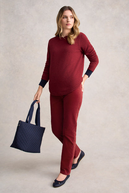 Bengajean® Velvet Straight Leg - Scarlet