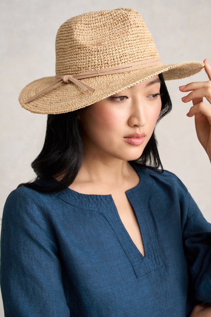Raffia Fedora – Natural