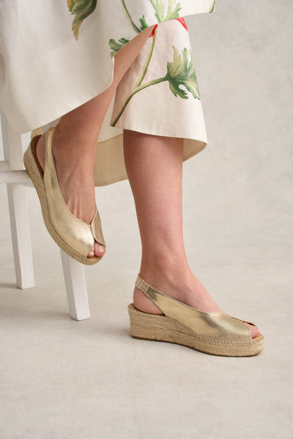 Isla Espadrille – Gold