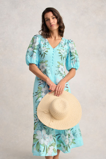 Border Print Dress – Placement Print