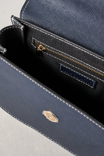 Structured Crossbody Bag - Navy
