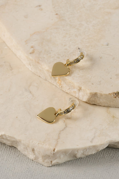 Heart Studs 18k Plated – Gold