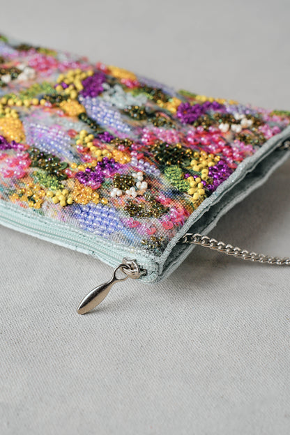Meadow Print Mini Clutch – Multicolour