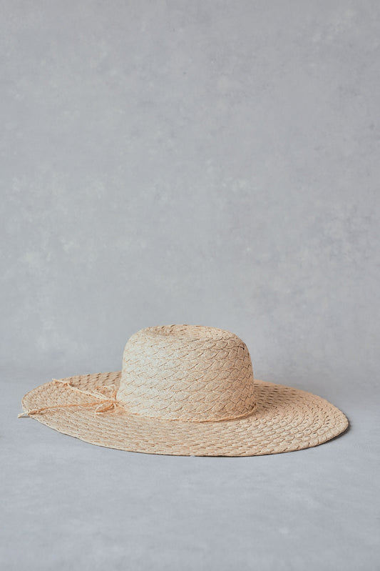 Wide Brim Straw Hat – Neutral