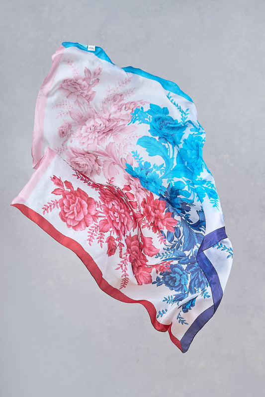 Botanical Pattern Scarf - Multicolour