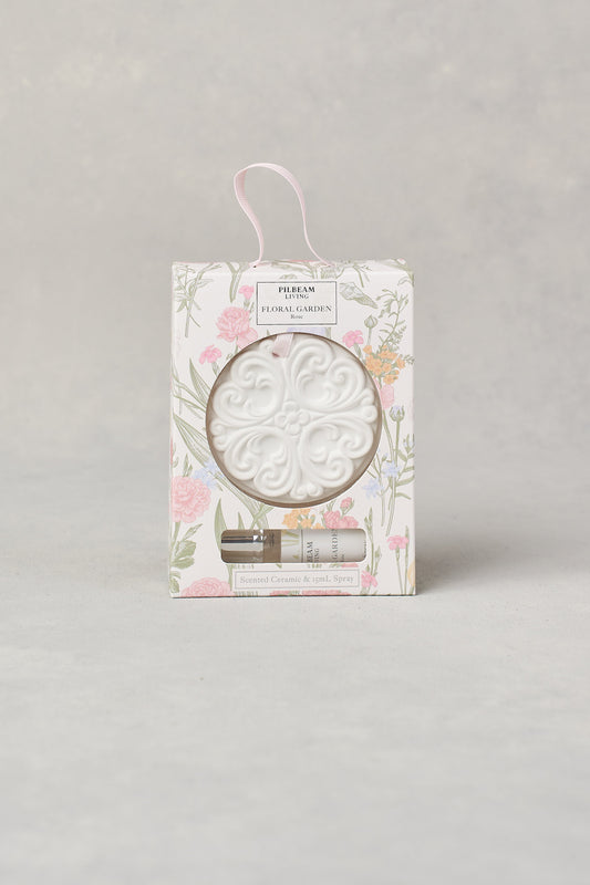 Floral Garden Ceramic Disc