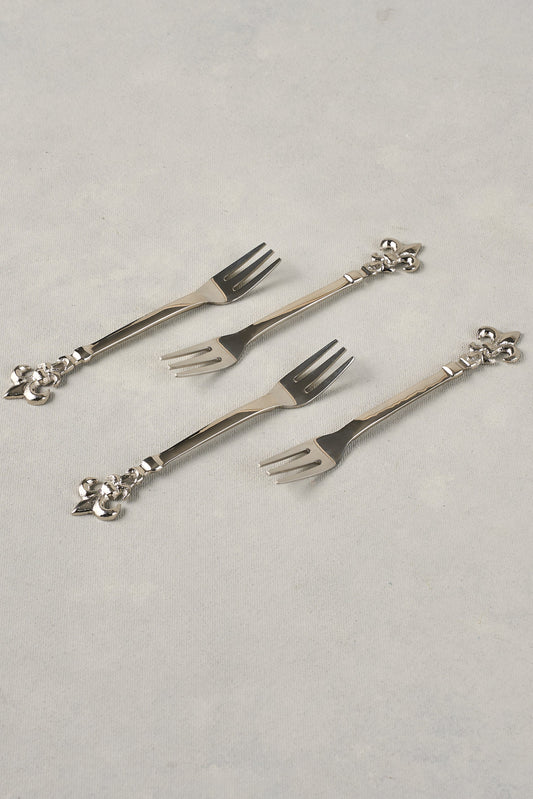 Fleaur De Lys Cake Forks