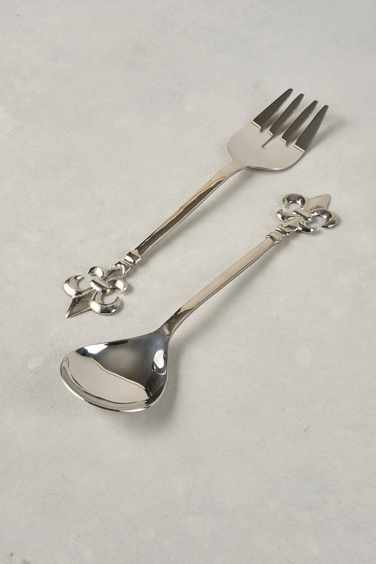 Fleaur De Lys Salad Servers
