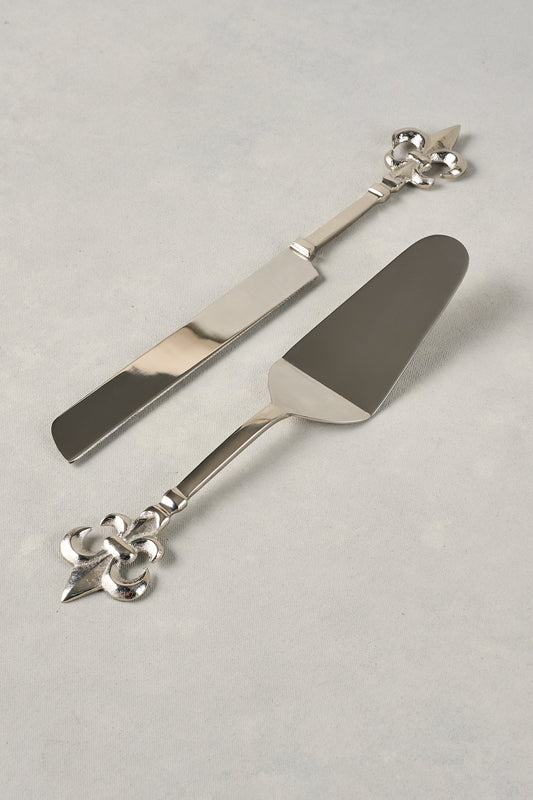 Fleaur De Lys Cake Servers