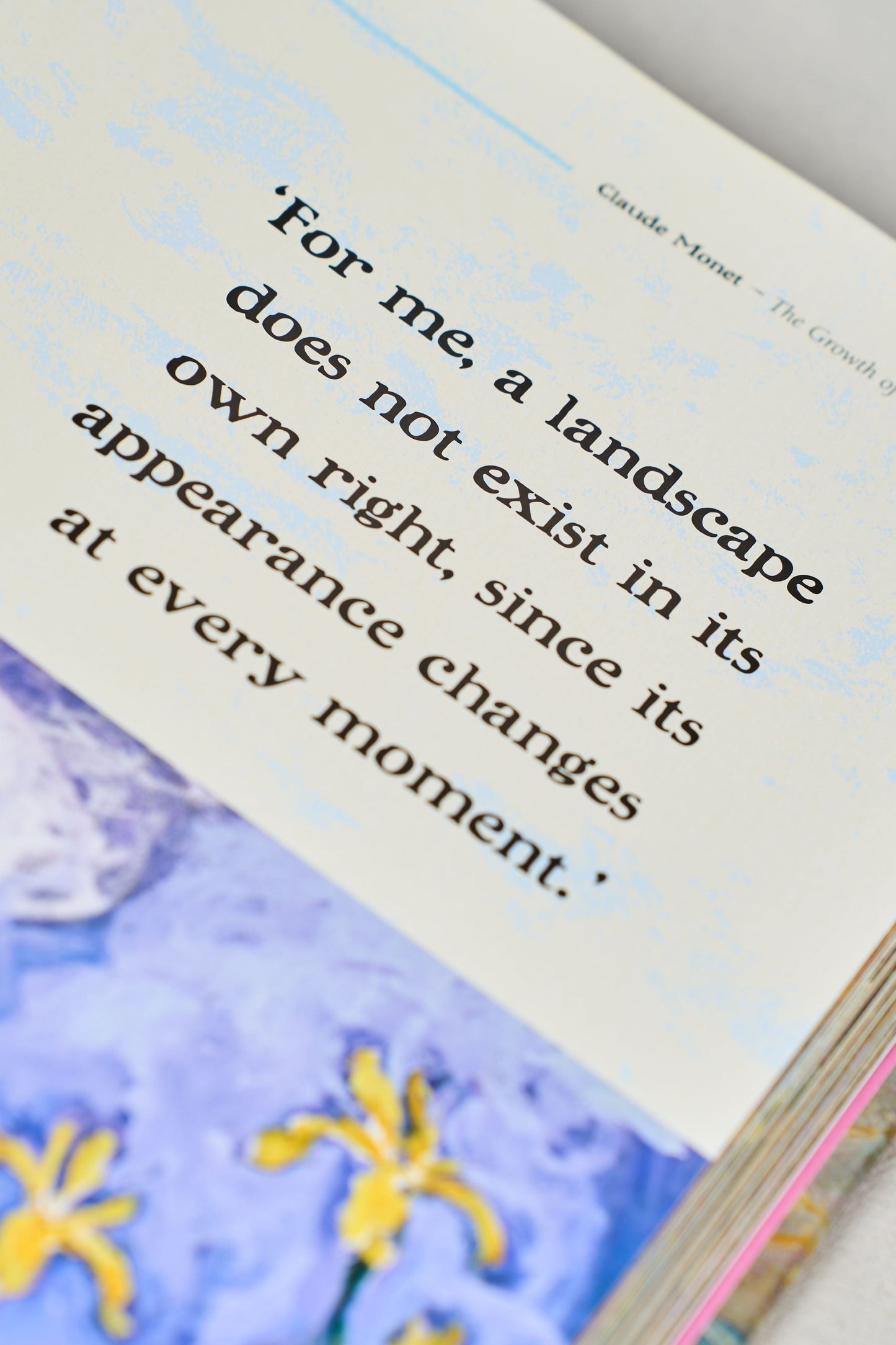 Claude Monet Book