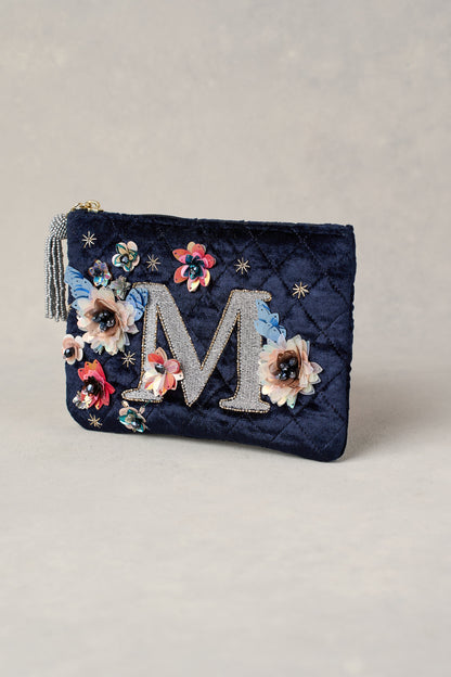 M Monogram Cosmetic Bag - Blue