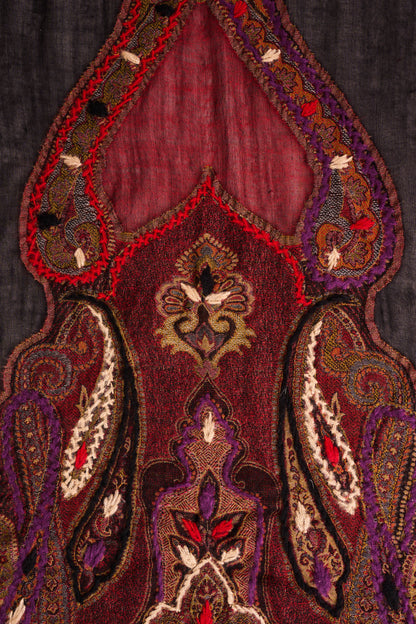 Paisley Swirls Wool Scarf - Multicolour