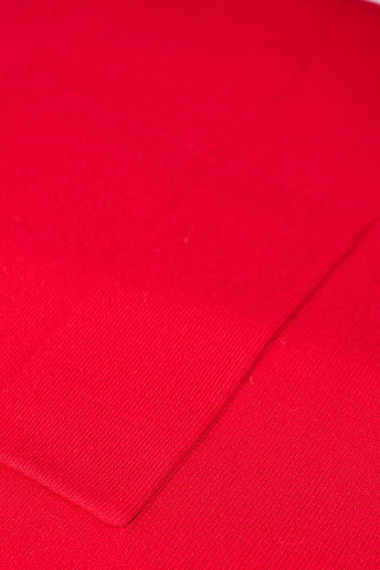 Front Pocket Merino Wrap - Rouge