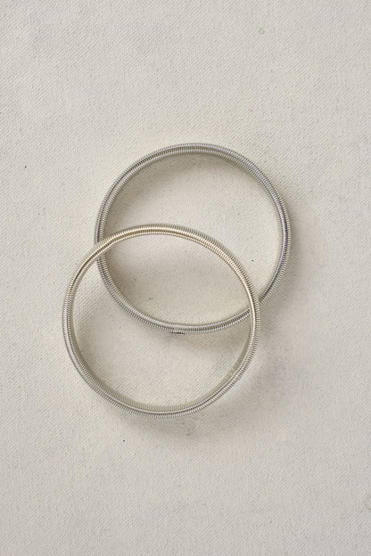 Sleeve Garter Pair - Silver